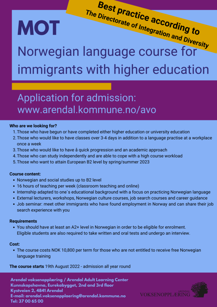 Learn Norwegian - Welcome Hub Agder